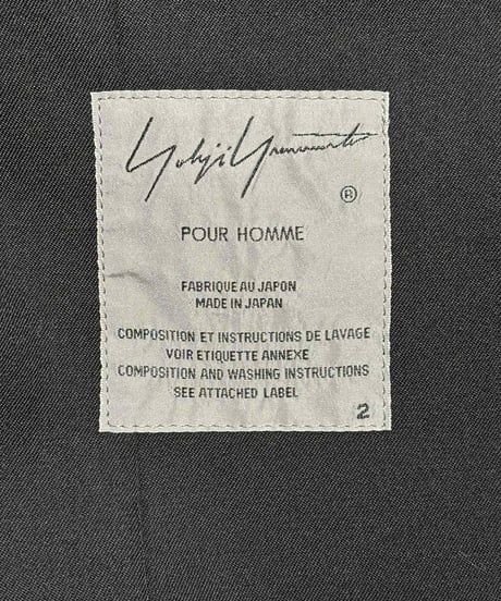 美品 2018SS yohji yamamoto pour homme レイヤードジャケット（HW-J62-100-2）