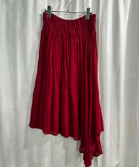 Y's 赤タグ yohji yamamoto リネンスカート（YD-S63-362）