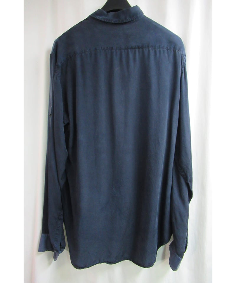 yohji yamamoto pour homme 素材切り替えデザインブラウス HO-B02