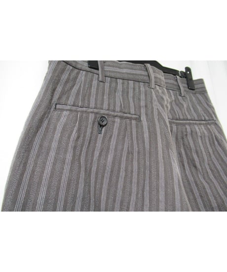 94ss yohji yamamoto pour homme vintage ストライプ テーパードパンツ（HT-P02-036）