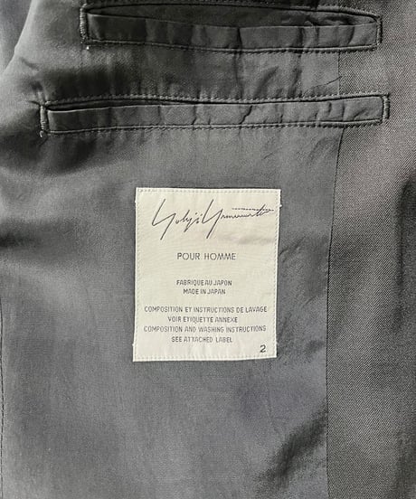 2015AW yohji yamamoto pour homme デザインジャケット（HY-J08-100）