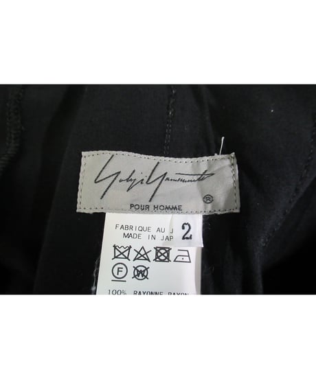 18ss yohji yamamoto pour homme レイヤードデザインパンツ HW-P72-204