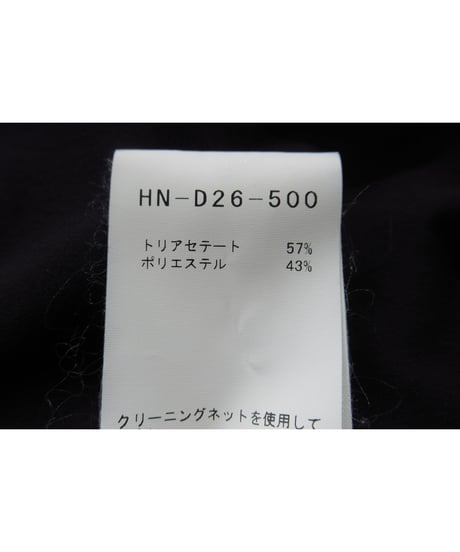 20ss yohji yamamoto pour homme シグネチャーペイント スタンドカラーロングドレス（HN-D26-500）