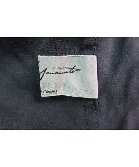 SAMPLE yohji yamamoto pour homme 開襟シンプルブラウス BT-B08-203