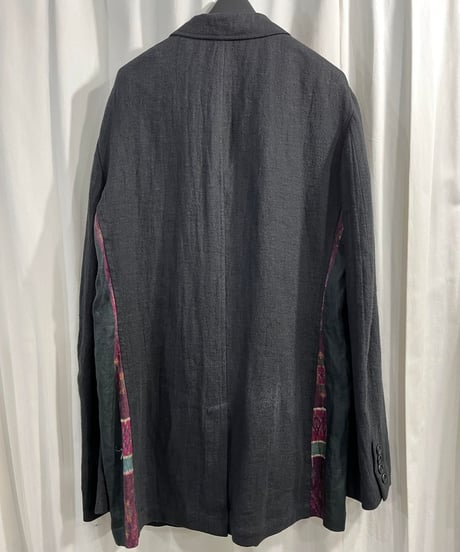 2021ss yohji yamamoto pour homme　2釦　エスニックジャケット（HD-J49-819）