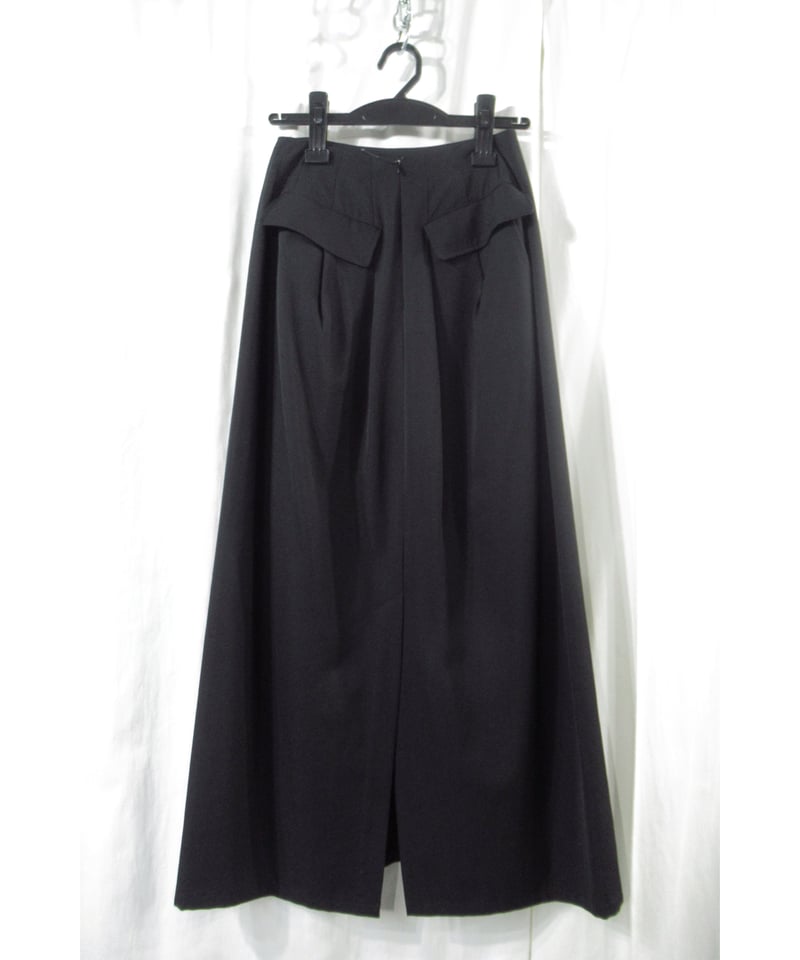 yohji yamamoto +noir バックスリット フラップポケットデザイン
