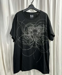 SAMPLE 2019AW BLACK Scandal yohji yamamoto フロックプリントデザインカットソー （HC-T11-074）
