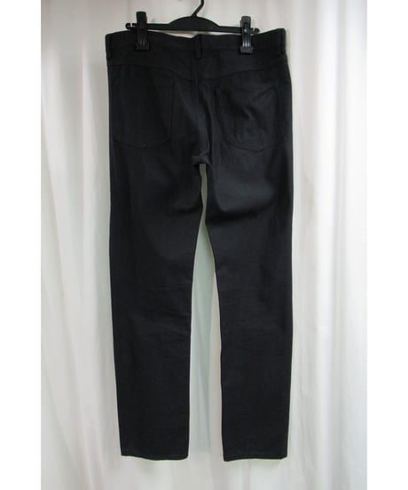 Y's for men yohji yamamoto 黒 異素材切り替えデザインパンツ MN-P14-814