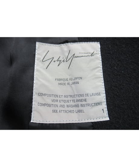 02aw yohji yamamoto femme フラノショートジャケット FM-J04-112