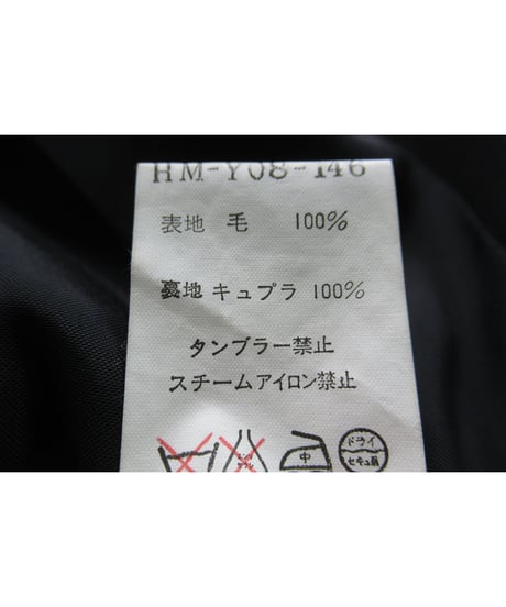 レア 02aw yohji yamamoto pour homme 刺繡デザインブルゾン（HM-Y08-146）