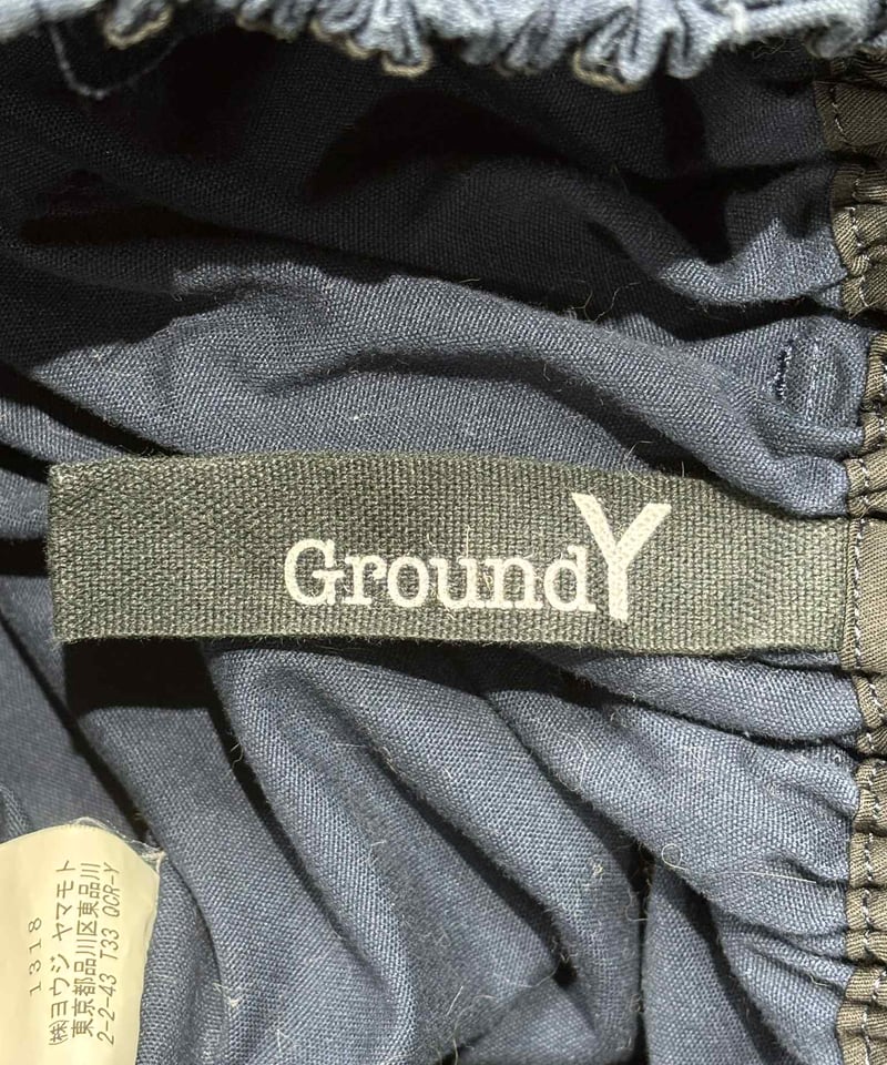 グレー サルエルパンツ GK-P04-002 GroundY yohji yamamoto サルエルパンツ（GK-P04-002） | LA