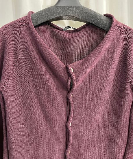 Y's yohji yamamoto ラグランスリーブ カーディガン（YE-K24-077）