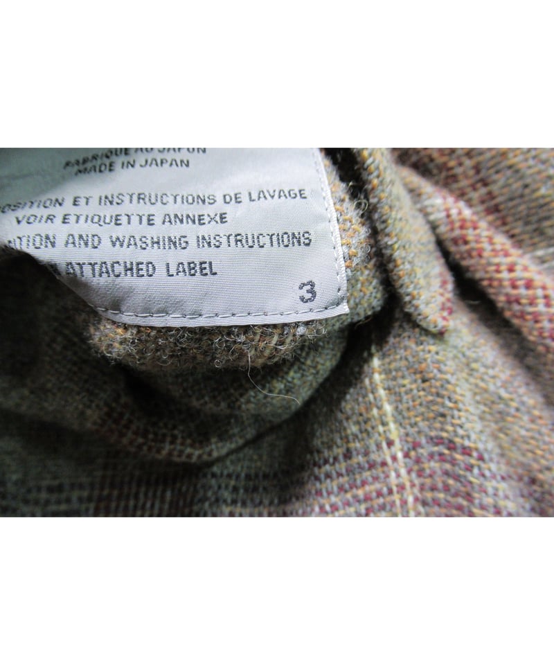 12aw yohji yamamoto pour homme リバーシブルデザインジャケット