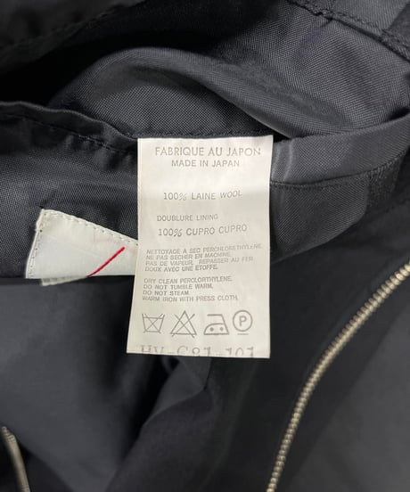 2001AW yohji yamamoto COSTUME D'HOMME ハーフコート（HV-C81-101）