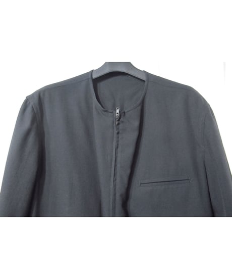 Y’s for men yohji yamamoto ノーカラー ジップアップジャケット（MB-J13-100）