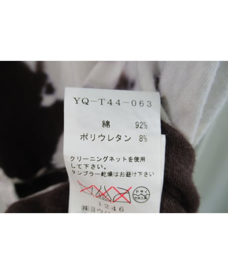 Y's yohji yamamoto ノースリーブデザインカットソー YQ-T44-063