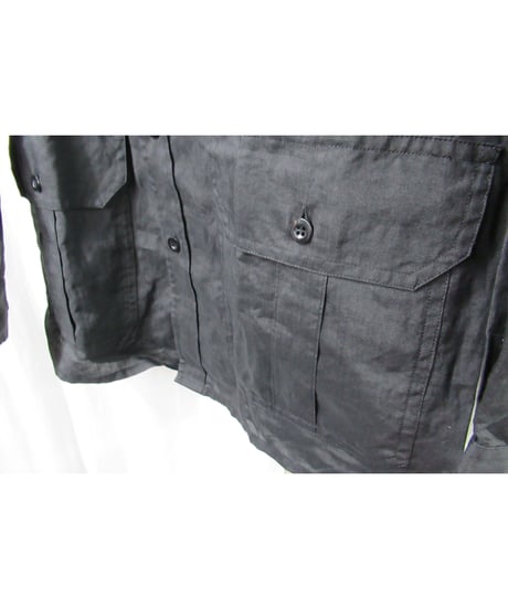 Y’s for men yohji yamamoto 麻 ミリタリーデザインブラウス（MH-B12-300）
