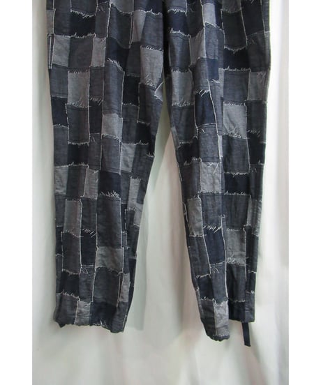 16aw yohji yamamoto pour homme パッチワーク ひもワイドパンツ HR-P63-045