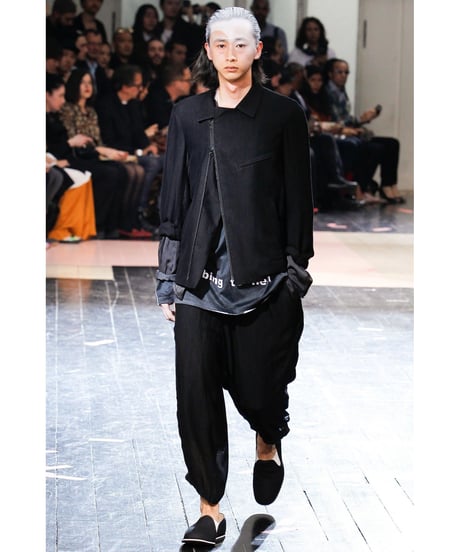 14ss yohji yamamoto POUR HOMME 裾ゴムシャ バルーンパンツ HG-P20-100