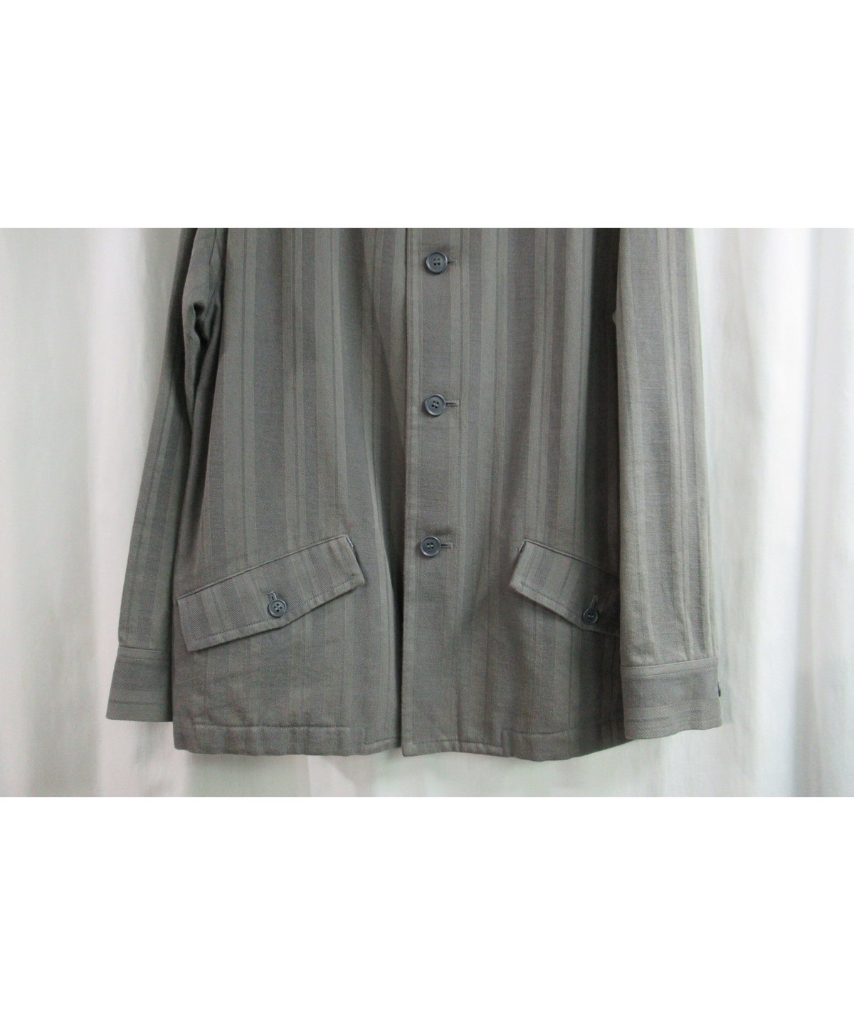 LIMI feu yohji yamamoto ストライプショートジャケット LM-J09-0