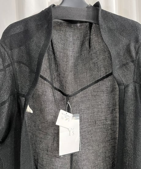 未使用 Y's yohji yamamoto シースルー ビッグカーディガン（YO-J12-309）