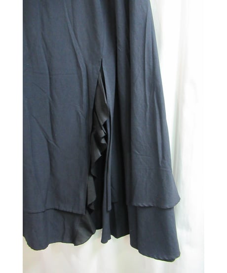 yohji yamamoto +noir レイヤードデザインフレアスカート NB-S02-201