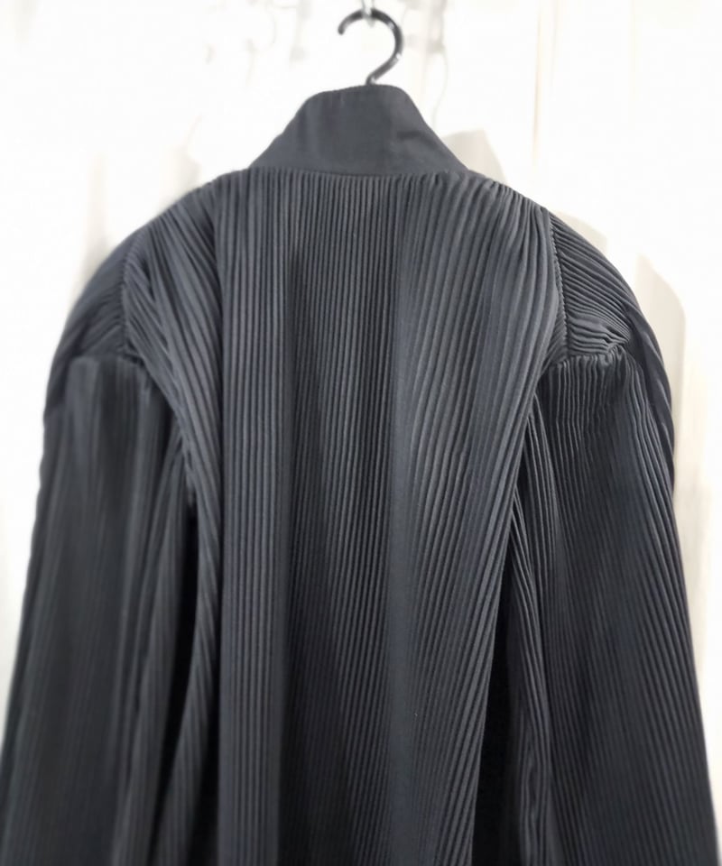 80's Yohji Yamamoto Femme 変形 ロングジャケット ヨウジヤマモト ファムYohji Yamamoto FEMME ボタンデザイン変形
