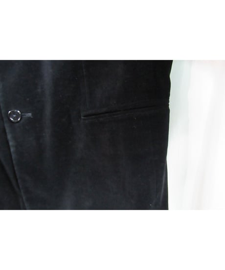 yohji yamamoto COSTUME D' homme 襟デザインベロアジャケット HV-J84-022