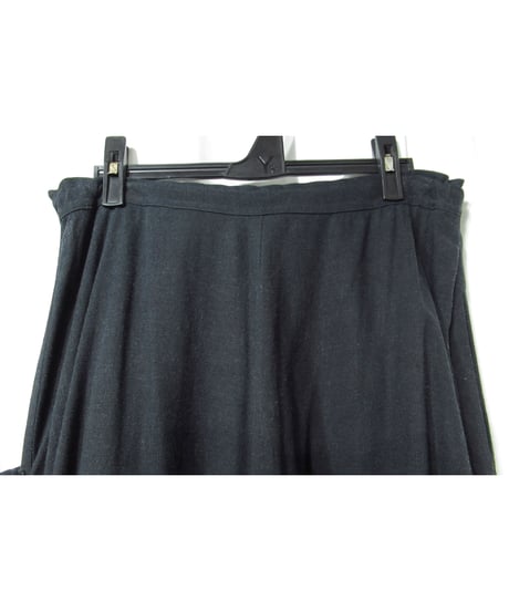 Y’s yohji yamamoto サイドスリットデザイン アシメトリーフレアスカート（YE-S20-233）
