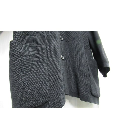 80’s yohji yamamoto pour homme vintage 切替えデザイン ニットジャケット（HJ-20）
