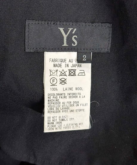 Y's yohji yamamoto サルエルパンツ（YC-P09-100）