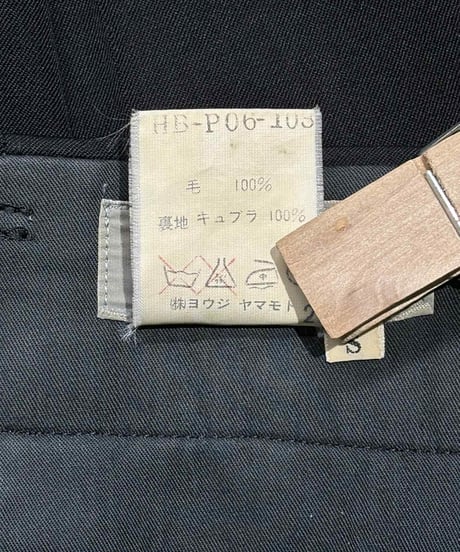 1995SS yohji yamamoto pour homme vintage ウールパンツ（HB-P06-103）
