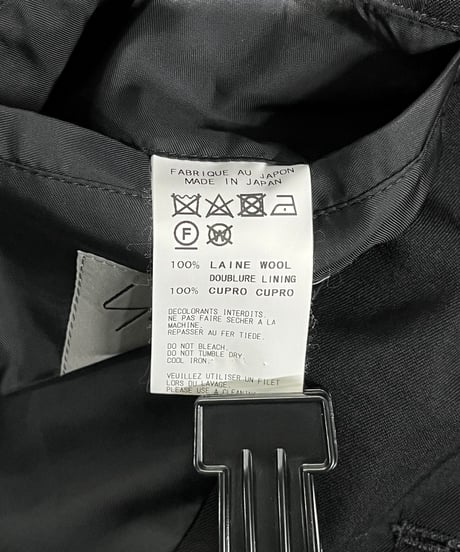 2018AW yohji yamamoto pour homme バックファスナージャケット（HV-J21-100）