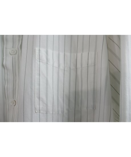 yohji yamamoto COSTUMED'HOMME ストライプシンプルブラウス（CHBL-1）