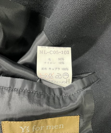 1990's Y's for men yohji yamamoto フーテッドロングコート（ML-C05-101）