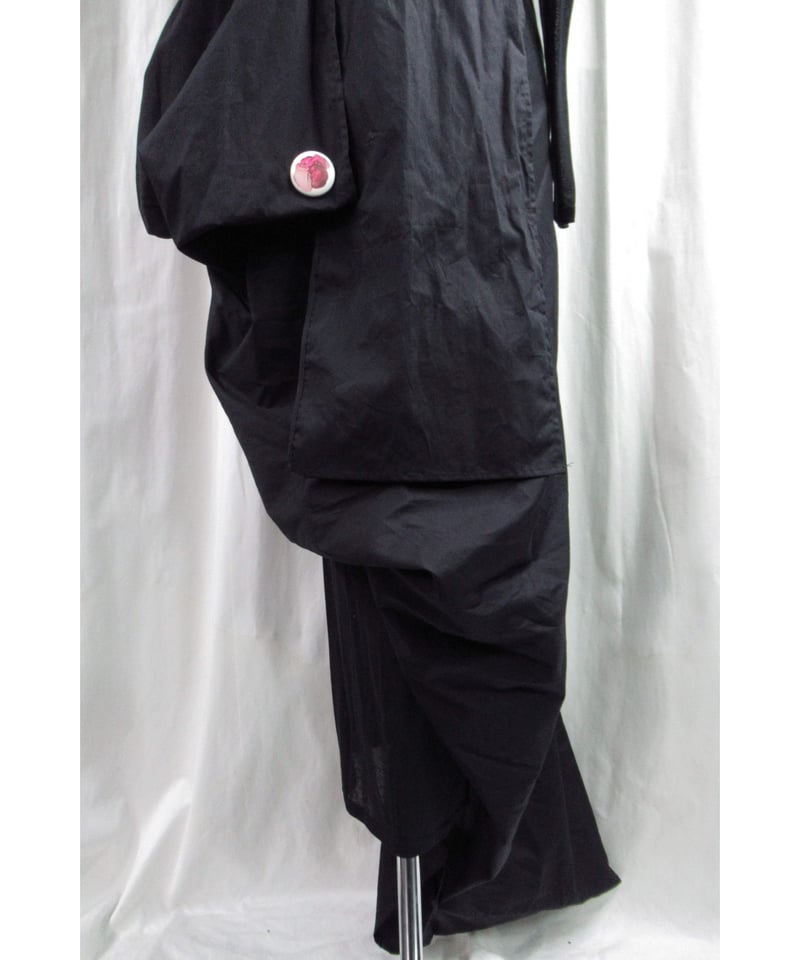 未使用 20ss yohji yamamoto femme マグネット付き 変形デザインドレス...