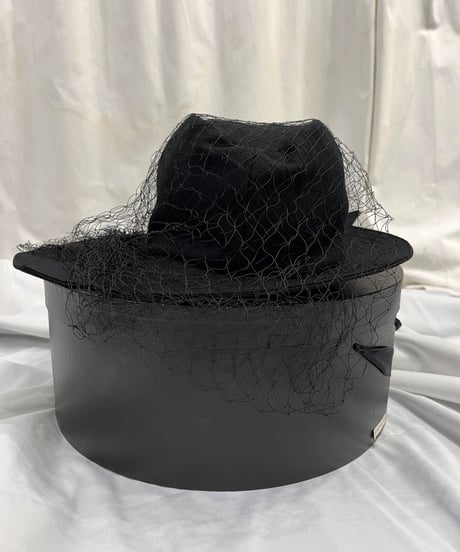 箱付き 1990's yohji yamamoto femme ネットデザインハット（F-H-050xxx）