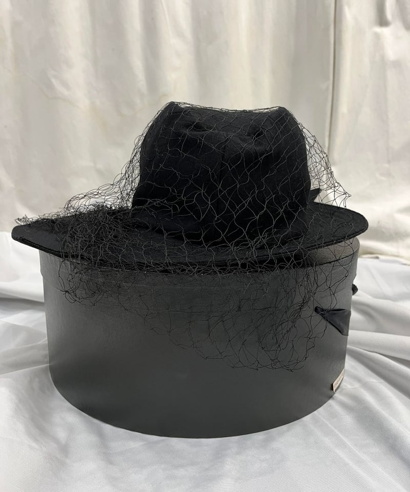 箱付き 1990's yohji yamamoto femme ネットデザインハット（F-H-
