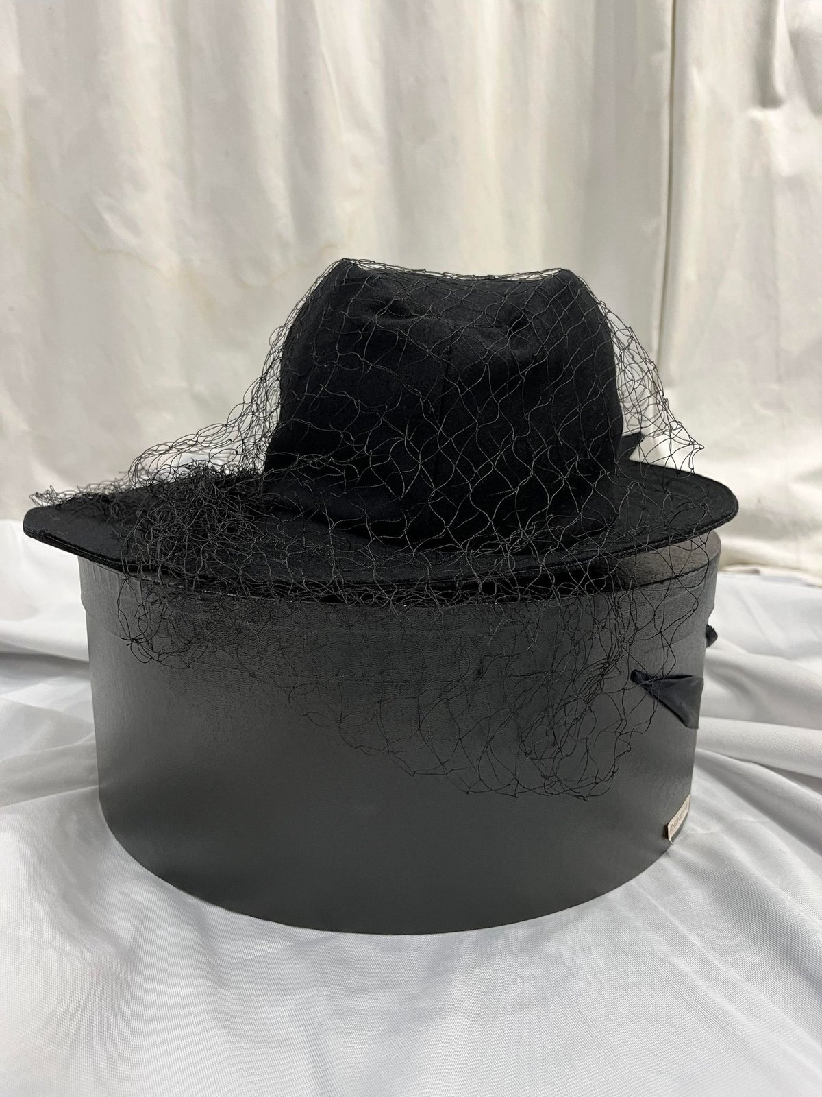 箱付き 1990's yohji yamamoto femme ネットデザインハット（F-H-