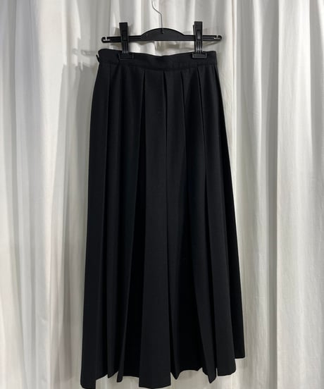 yohji yamamoto femme ウール プリーツ ロングスカート（F-S-107xxx）