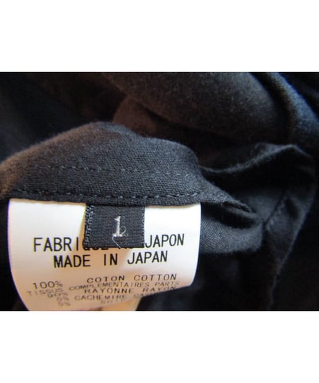 Y's yohji yamamoto 素材切り替えレイヤードデザインブラウス　YB-B29-825