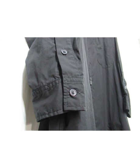20ss yohji yamamoto pour homme スタンドカラー ダブルファスナーデザイン ロングブラウス（HN-B05-001）