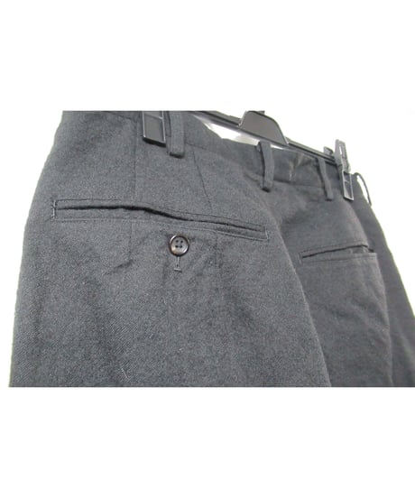 03aw yohji yamamoto pour homme レザー切替えデザインパンツ（HU-P59-169）