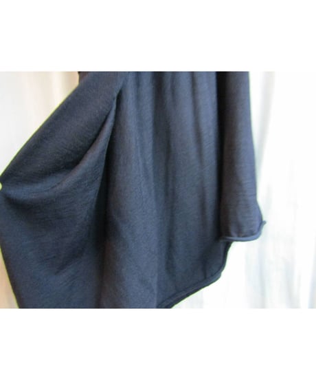 Y's yohji yamamoto 紺 ラップデザインアシメトリースカート YV-T56-169