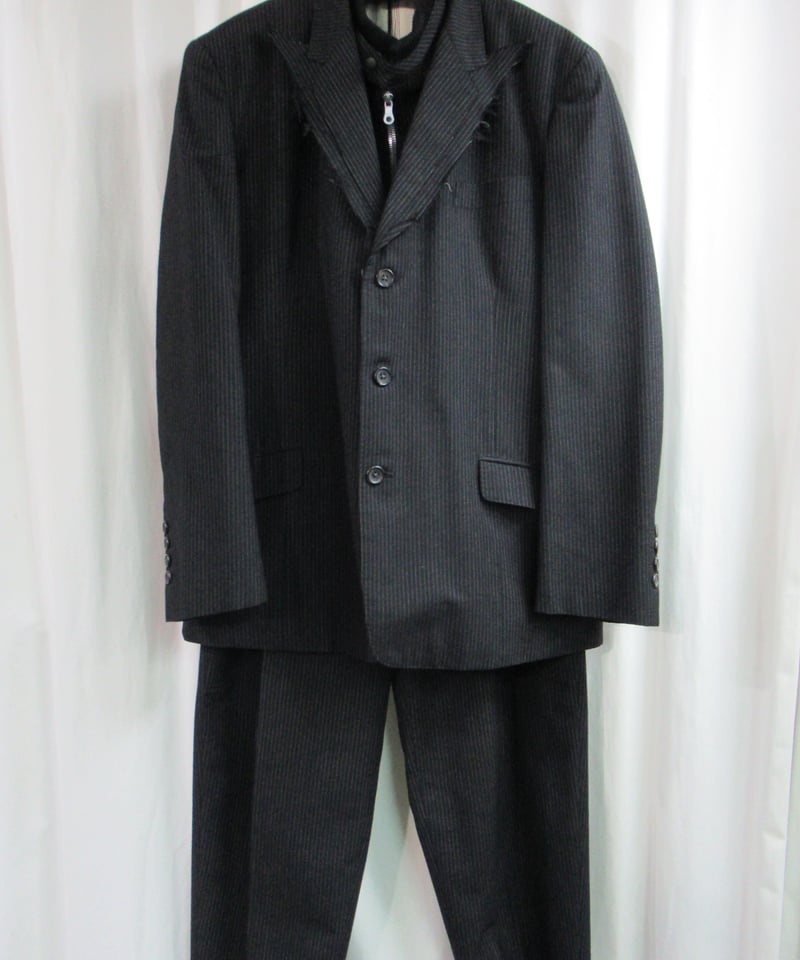 95aw yohji yamamoto pour homme vintage 鹿鳴館期 グレー 95aw yohji yamamoto pour homme vintage 鹿鳴館期 グレー