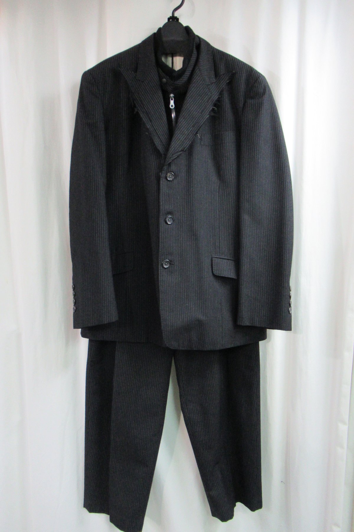 95aw yohji yamamoto pour homme vintage 鹿鳴館期 グレー...