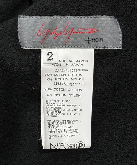 yohji yamamoto ＋NOIR カットソー（NU-T50-081）