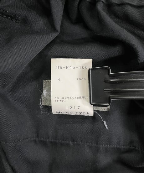 2018SS yohji yamamoto pour homme バルーンパンツ（HW-P45-100）