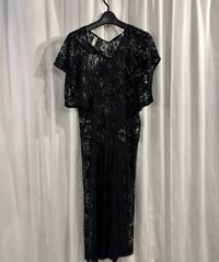 AD1992 COMME des GARCONS レース半袖ワンピース（GO-05034S）