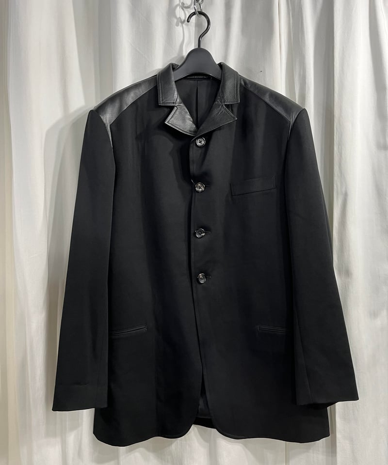 2003AW yohji yamamoto pour homme 羊革切替えジャケット（HU-